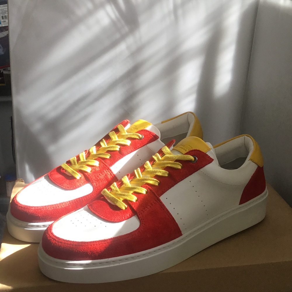 Good Man Brand Red and Yellow Sneakers